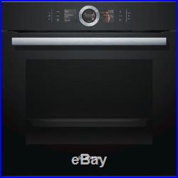 Bosch HBG6764B6B Electric Smart Single Oven Pyrolytic Cleaning-Black BRAND NEW