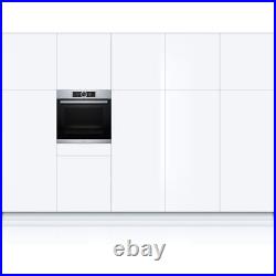 Bosch HBG6764S1 Serie 8 Built In 60cm A+ Electric Single Oven Stainless Steel