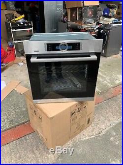 Bosch HBG6764S6B Serie 8 Single Pyrolytic Oven with Home Connect Brushed Steel
