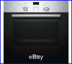 Bosch HBN331E4B 60cm Single Multifunction Oven & Cookology Induction Hob Pack
