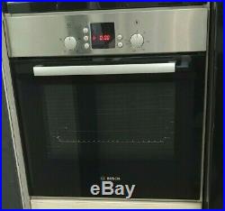 Bosch HBN331E7B Electric Built-In Single Oven, Brushed Stain/ Steel (Ex-Display)