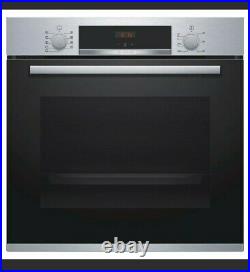 Bosch HBS534BS0B Built-In Electric Single Oven with 3D Hot Air Cooking