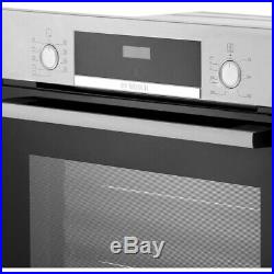Bosch HBS534BS0B Built-In Electric Single Oven with 3D Hot Air Cooking HW173630