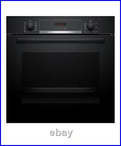 Bosch HBS573BB0B Serie 4 Built In 59cm A Electric Single Oven Black
