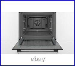 Bosch HHF113BR0B Serie 2 Built In 60cm A Electric Single Oven Stainless Steel