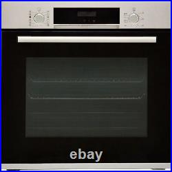 Bosch HRS574BS0B Series 4 Built In 59cm A Electric Single Oven Brushed Steel