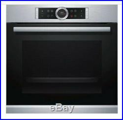 Bosch Serie8 HBG634BS1B A+ Built In Single Multifunction Oven 71L 60cm Electric