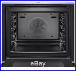Bosch Serie8 HBG634BS1B A+ Built In Single Multifunction Oven 71L 60cm Electric