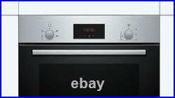 Bosch Serie 2 HHF113BR0B Single 60cm Built-in/under Electric 3D Hot Air Oven
