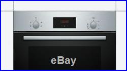Bosch Serie 2 HHF113BR0B Single 60cm Built-in/under Electric 3D Hot Air Oven