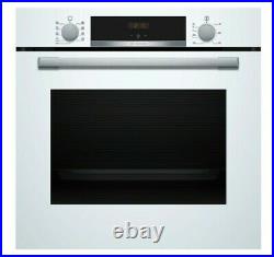 Bosch Serie 6 HBS534W0B White Built-in Single Oven with 3D Hot Air 7382