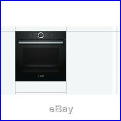 Bosch Serie 8 HBG673BB1B Builtin Black Single Oven Electric Pyrolytic Cleaning
