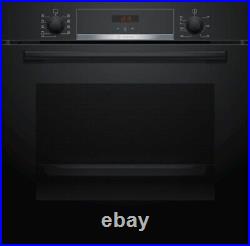 Bosch Series 4 Electric Single Oven with Catalytic Cleaning Black HBS534BB0B