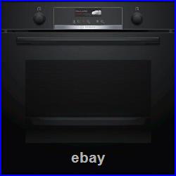 Bosch Series 6 Electric Single Oven with Catalytic Cleaning Black HBG539EB0