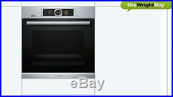 Bosch Single 60cm Built-in Electric Oven Serie 8 HBG656RB6B with Home Connect
