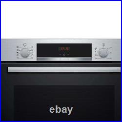 Bosch Single Electric Oven, Stainless Steel, Built-in, 60cm Serie 4 HRS534BS0B