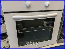 Built in integrated Single Electric Oven & Grill A Rated CBCONW18 White