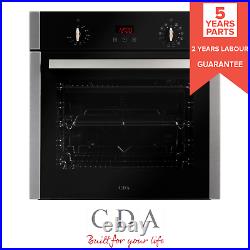 CDA SC300SS 60cm Stainless Steel 12 Function 65L Built-in Single Electric Oven