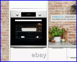 Candy FCP615X/E Built-in 65L Single Electric Multi-Function Oven & Grill, LED
