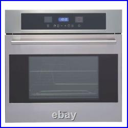 Caple C2480 Single Oven Pyrolytic Built in Multifunction Electric Stainless Stee