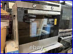 Cooke & Lewis CLPYSTa Black & grey Built-in Electric Single Pyrolytic Oven