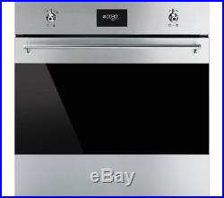 ExDisplay Smeg SFP6378X Classic Multifunction Pyroltic Single Oven Stainless St