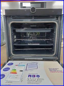 Ex-Display AEG BPE842720M Built In Electric Single Oven Stainless Steel- #6866