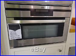 Ex Display AEG KB9800EM 60cm Compact Electric Built In Single Oven