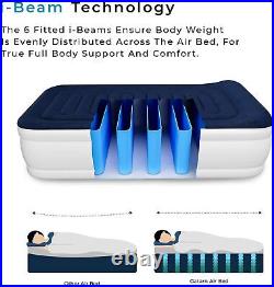 Gatarn Single Size Air Bed, Inflatable Air Mattress Built-in Electric Pump