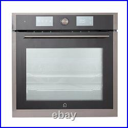 GoodHome Bamia GHPY71 Black Built-in Electric Single Pyrolytic Oven