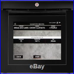 Hoover VISION Built In 60cm A Electric Single Oven Black Glass New