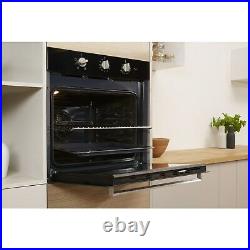 Indesit IFW6330BL Four Function Electric Built-in Single Oven Black