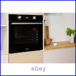 Indesit IFW6340BLUK Eight Function Electric Built-in Single Oven Black