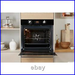 Indesit IFW6340BLUK Eight Function Electric Built-in Single Oven Black