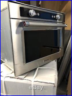 KitchenAid KOQCX45600 Built-In Multifunction Single Oven, S/Steel (Ex-display)