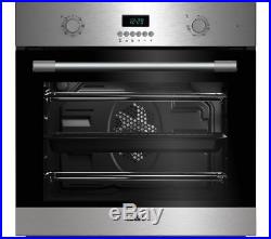 LOGIK LBMFMX17 Electric Single Oven Stainless Steel Currys