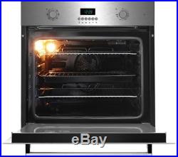 LOGIK LBMFMX17 Electric Single Oven Stainless Steel Currys