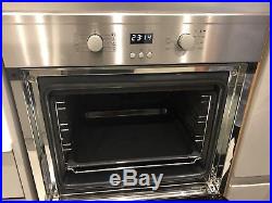 Miele H2161B-Built-in Electric Single Oven Black and Stainless Steel