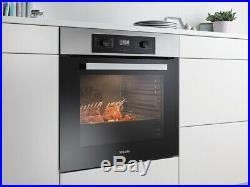 Miele H2265B Active Multifunction Built-in Single Oven Clean Steel HW172609