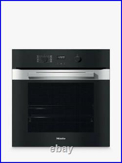 Miele H2860B Built-In Single Electric Oven, A+ Energy Rating, Clean Steel