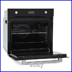 Montpellier SFO74B 8 Function 70L Single Electric Built-in Oven With LED Display