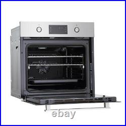 Montpellier SFOM69MX Built In Soft Close Single Fan Oven With Mirror Door