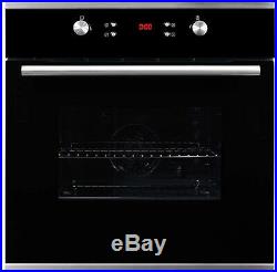 MyAppliances REF28753 60cm Built In Black S/Steel Single Electric Pyrolytic Oven