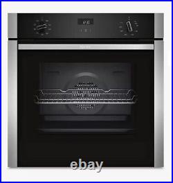 NEFF B1ACE4HN0B N50 Built In 59cm A Electric Single Oven Stainless Steel
