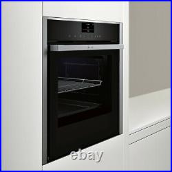 NEFF B47VS34H0B N90 Slide&Hide Built In 60cm A Electric Single Oven Stainless