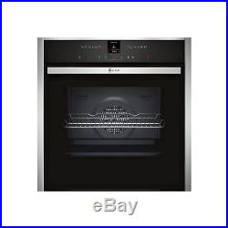 NEFF CircoTherm Single Electric Oven, Stainless Steel NEFF B17CR32N1B