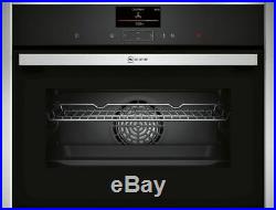 NEFF N90 CircoTherm C27CS22H0B Integrated Built In Compact Single Oven, RRP £899