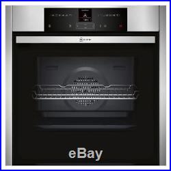 Neff B15CR32N1B N70 Electric Built-in Single Oven With EcoClean Liners S/S