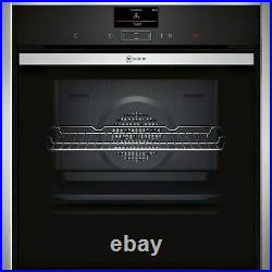 Neff B47CS34H0B N90 Slide & Hide 13 Function Touch Control Single Oven with Home