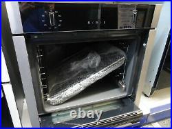 Neff B6ACH7HN0B Slide & Hide Electric Built In Single Oven Stainless Steel Black